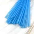 Cannucce da bevanda usa e getta in plastica blu per feste o lavoretti creativi fai da te. - Azzurro