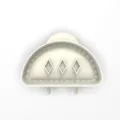 Mini hand pie mold baking tool pastry press crescent shape white kitchen gadget accessory - Semicircle