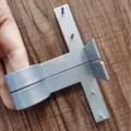 Staffe per bastone per tende in metallo grigio universale supporti da parete per tende - Set di 2 pezzi / Argento