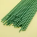 Grüne Plastik Trinkhalme gerade Einweg DIY Bastelrohre farbige Party Zubehör Artikel - Dunkelgrün