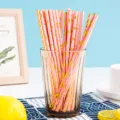 Kleurrijke papieren wegwerprietjes set met goudfolie patroon, perfect voor feestjes en drankjes. - Serie met goudstempeling op roze basis