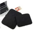 Süße koreanische gesteppte Laptoptasche schwarz Hasenmuster tragbare Tablettenhülle - 11 Zoll / Schwarz
