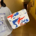 Korean style 13 inch camo laptop sleeve protective case student fashion computer bag - 11" / Large