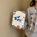 Korean style blue red camo 13 inch laptop sleeve protective notebook computer storage bag - 11" / Small