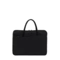 Korean Style Quilted Laptop Bag 14 Inch Black Minimalist Business Commuting Sleeve - 14" / Black