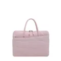 Korean quilted laptop bag 14 inch slim shockproof pink notebook sleeve business commuter - 14" / Pink