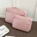 Funda protectora transparente rosa para tablet y ordenador portatil bolsa de almacenamiento - 13" / Rosa