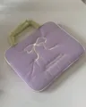 Laptoptasche in Lila mit süßer bestickter Schleife und Griff, weiche Schutzhülle für Tablets. - 13-14寸(横款) / Lila