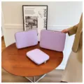 Helllila Laptop-Huelle Set, minimalistische einfarbige Schutzhuelle fuer 13-Zoll-Notebooks. - S / Lila
