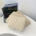 Koreanischer Stil gesteppte Blumen Laptop Hülle Tablet Aufbewahrung Tasche case - 11 Zoll / Gelb