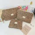 Leopard print laptop sleeve and iPad bag, stylish cute student computer case, multi-size set. - Leopard Print