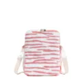 Plush tiger stripe tablet shoulder bag pink fuzzy furry sleeve case for iPad laptop - S / Pink