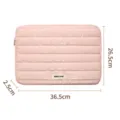 Rosa gesteppte Laptoptasche 14 Zoll leichte gepolsterte Computertasche 36,5x26,5 cm groß - 14 Zoll / Rosa