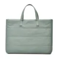 Minimalist women tote bag casual commuting shoulder bag large capacity laptop bag - 13-14 Inch / Grey Green