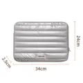Leichte silberne gesteppte Laptoptasche 14 Zoll tragbare Schutzhülle für MacBook iPad - 13.3 Zoll / Silber