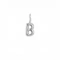 Ciondolo Lettera B Argento Minimalista Acciaio Inossidabile Iniziale Ciondolo Collana - Lettera B / Argento