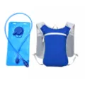 Outdoor sports running hydration backpack and water bladder set for marathon cycling hiking - Klein Blue with Water Bag