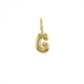 Ciondolo lettera G oro minimalista placcato oro 14k acciaio inossidabile gioiello accessorio - Lettera G / Oro