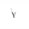 Pendente lettera Y minimalista colore argento acciaio inossidabile collana DIY pezzo - Lettera Y / Argento
