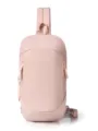 Ροζ τσάντα στήθους outdoor, κομψό σακίδιο χιαστί για ταξίδια, καθημερινότητα και αθλήματα. - Ροζ
