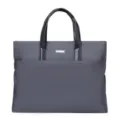 Borsa da lavoro uomo grande capacità borsa porta pc business grigia elegante - Grigio