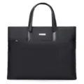 Uomo nero business borsa per laptop grande capacita impermeabile leggero borsa casual - Nero