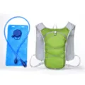 Outdoor running hydration vest backpack with water bladder for marathon cycling hiking sports. - Fruit Green with Water Bag