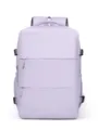 Purple travel backpack large capacity laptop rucksack casual lightweight school daypack storage - Purple