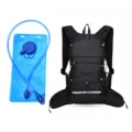 Multifunctional outdoor sports backpack with hydration bladder for hiking and cycling - Black with 2L Water Bag