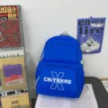 Blauwe studenten rugzak Koreaanse stijl zoete college schooltas heldere kleur casual chic - Klein Blauw