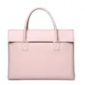 Borsa da lavoro rosa per donna e uomo, grande borsa per computer portatile per ufficio lavoro. - Rosa