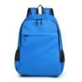 Blue lightweight foldable backpack, portable waterproof outdoor travel sports daypack. - Light Blue