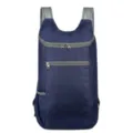 Lightweight foldable backpack, water-resistant casual travel daypack for outdoor sports. - Dark Blue