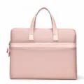 Rosa Laptoptasche Business Einfache Aktentasche Reißverschluss Dokumententasche Büro - Rosa