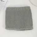 Winter fleece lined knit neck warmer for men and women, windproof outdoor cycling gaiter. - No. 16 Gray Fine Cables