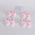 Ornements suspendus de double lapin de Pâques décor de lapin en résine mignonne - Groupe 32