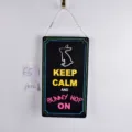 Easter wooden hanging sign, rabbit wall decor plaque with quote for spring home holiday. - Black Wooden Rabbit Sign