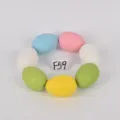 Set di decorazione per uova di Pasqua PVC simulazione colorato vetrina di primavera articolo. - Stile 03