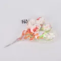 Decorazione di pasqua ramo di uovo in schiuma di simulazione con pois colorati e nastri - Stile 10