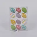Set d'œufs de Pâques décoratifs en plastique, ornements colorés avec divers motifs. - Ensemble 20