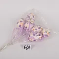 Ramo di uovo di simulazione decorativa pasquale motivo floreale viola variante - Stile 20