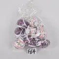 Ensemble d'œufs de pâques décoratifs en plastique avec rubans blancs pour décoration. - Groupe 41