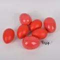 Oeufs de Pâques en plastique rouge simulation faux ornements pour déco vitrine fête DIY. - Groupe 42