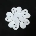 6-in-1 plum blossom balloon clip holder for wedding party decoration and arch styling accessories. - New 6-in-1 Plum Blossom Clip / White