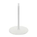 Détail de la tige et de la base ronde du support d'arche de ballon en plastique blanc. - Bases rondes et tubes en plastique rigide