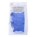 Tenda di festoni in alluminio blu per decorazione murale di feste, sfondo lucido. - Tende a pioggia laser blu reale (2 m)