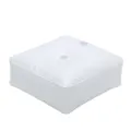 Base de poids d'eau carrée blanche gonflable pour support de décoration d'arche de ballon - Sac d'Eau Carré (Contient 8kg d'Eau)