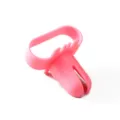 Outil de nouage de ballon en plastique rose pour faire des noeuds de latex de fete faciles - Rose