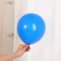Blue pearlescent round balloon for party decoration, wedding and holiday celebration events. - Sapphire Blue