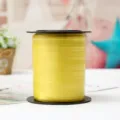 Rollo de cinta de globo amarilla 250 yardas cuerda de paquete para decoracion de fiesta - Amarillo